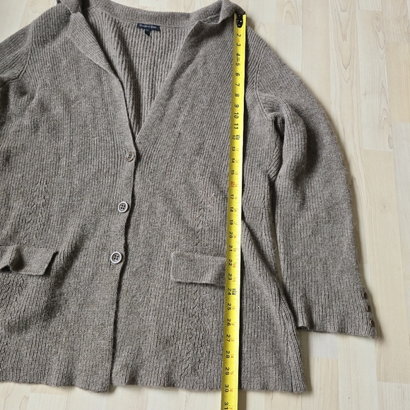 Eileen Fisher 100% Baby Alpaca Button Front Cardigan Size XL - Picture 8 of 12